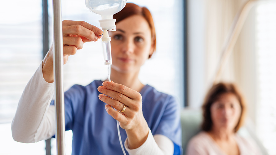 Dekoratives Bild; zur Seite: Gesundheitsfachberufe.