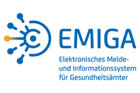 Logo EMIGA Elektronisches Melde- und Informationssystem für Gesundheitsämter.